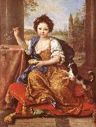 Girl Blowing Soap Bubbles MIGNARD, Pierre